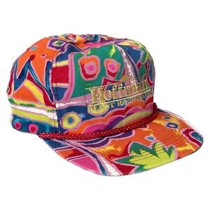 Vintage Hoffman San Sun Retro Pop Art Abstract Snapback Hat